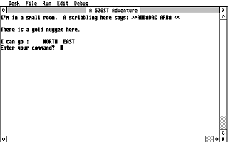 Journey to the Center of the Earth - a 520ST Adventure atari screenshot